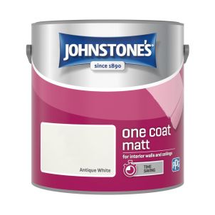 One Coat Paint | Matt Finish - Antique White - 2.5L | Thumbnail