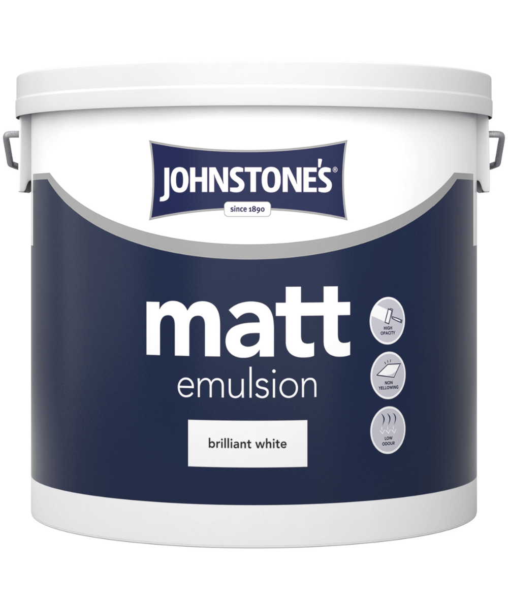 Contract Emulsion Paint Matt Finish Brilliant White 5L