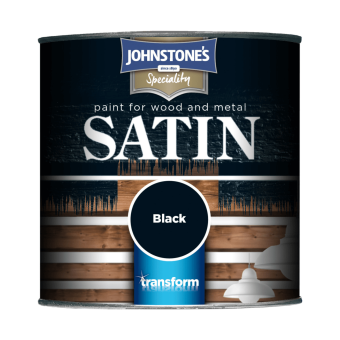 Wood and Metal Paint | Satin Finish - Black