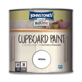 Cupboard Paint | Satin Finish - White - Pack of 3 - 750ml