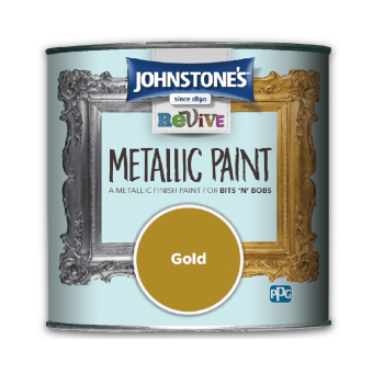 Furniture Paint | Metallic Finish - Gold - Pack of 6 - 375ml