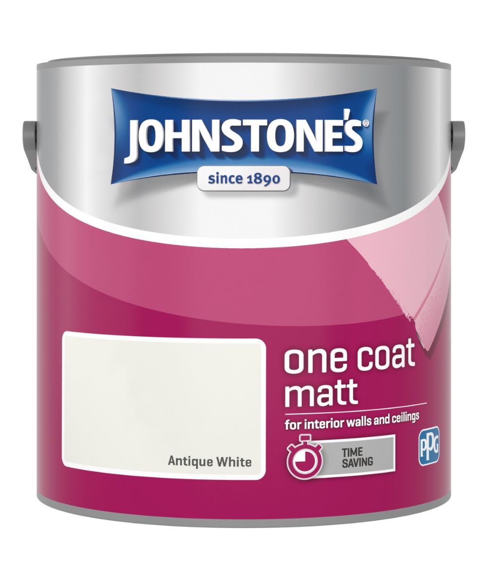One Coat Paint  Matt Finish - Antique White - 2.5L